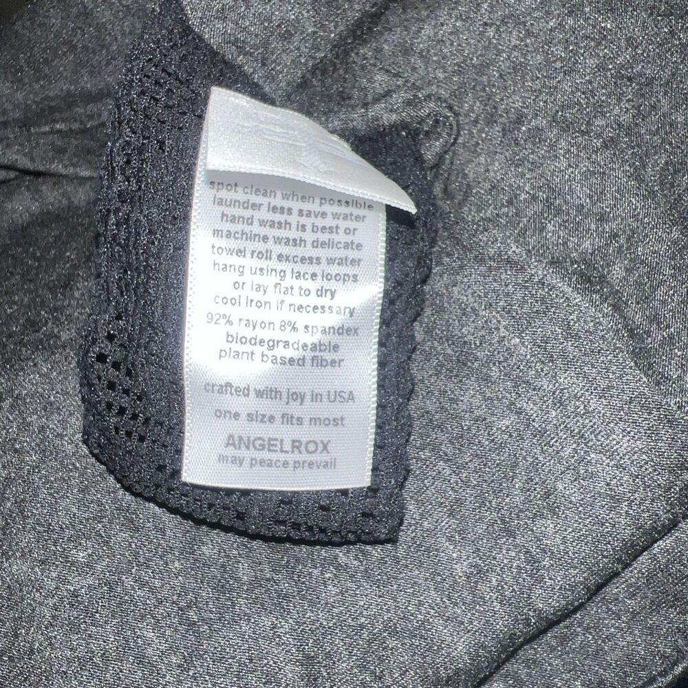 Angelrox Flutter Cape Wrap Jacket Gray One Size - Picture 6 of 6